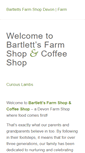 Mobile Screenshot of bartlettsfarmshopdevon.co.uk